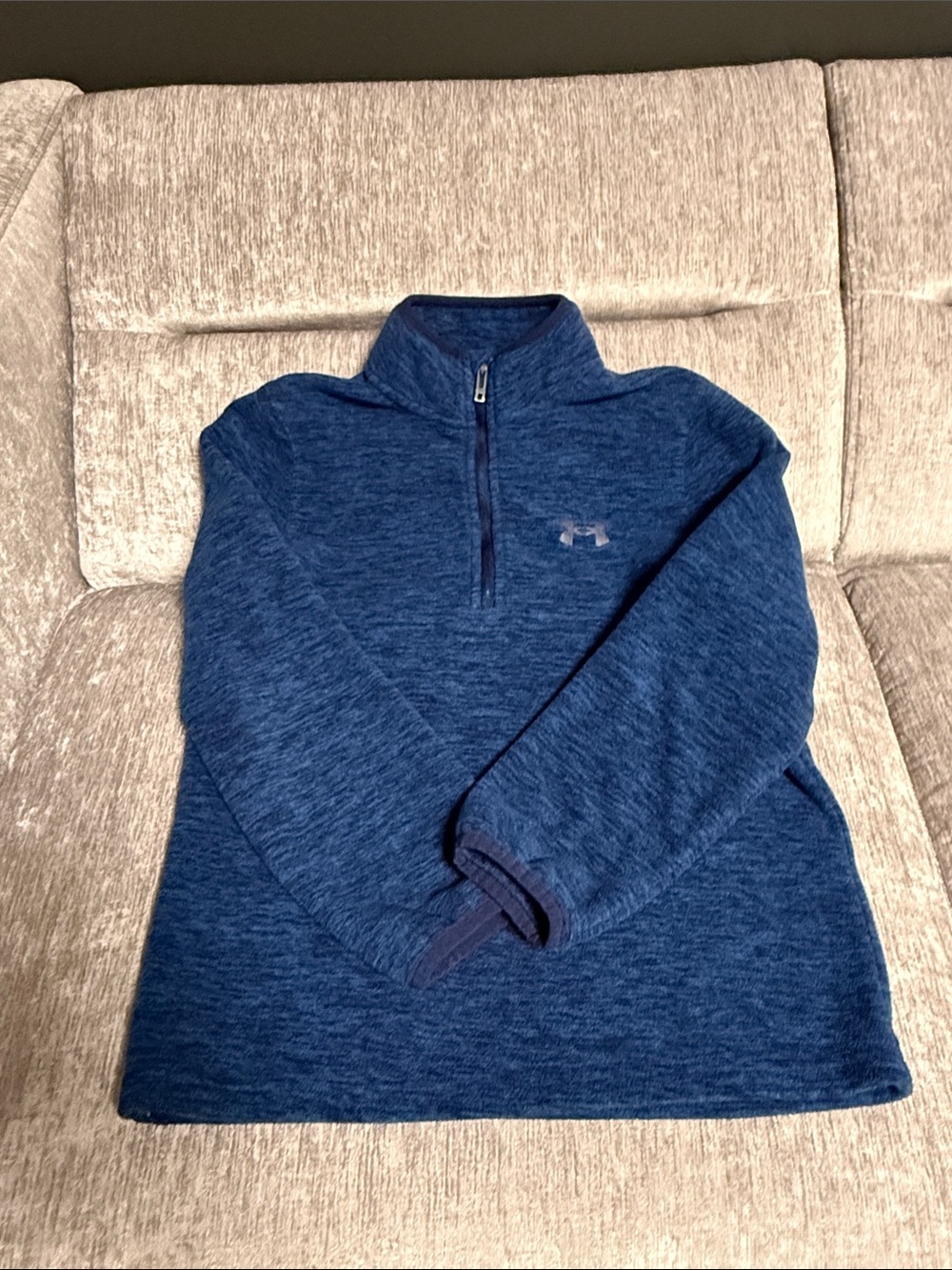 Under Armour Kid’s Blue Quarter-Zip Sweater